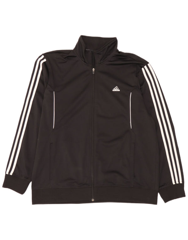 Adidas Mens Climalite Tracksuit Top Jacket XL Black Polyester