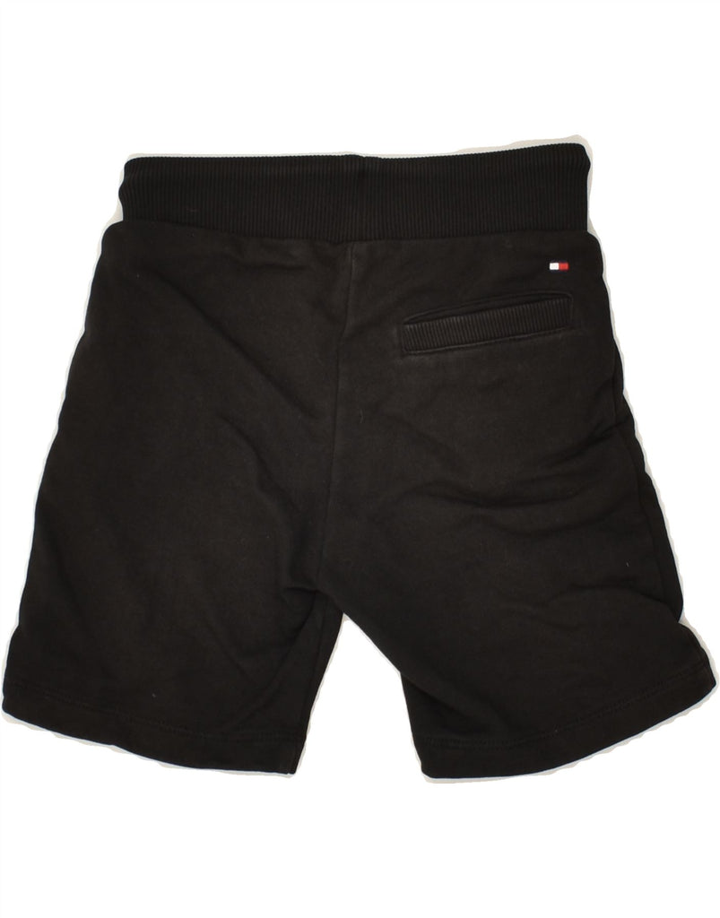 TOMMY HILFIGER Boys Graphic Sport Shorts 4-5 Years Black Cotton | Vintage Tommy Hilfiger | Thrift | Second-Hand Tommy Hilfiger | Used Clothing | Messina Hembry 