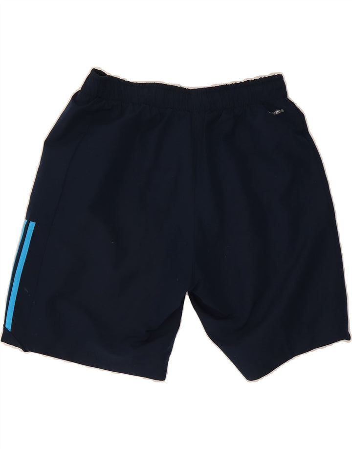 ADIDAS Mens Climalite Sport Shorts Medium Navy Blue Polyester Vintage Adidas and Second-Hand Adidas from Messina Hembry 