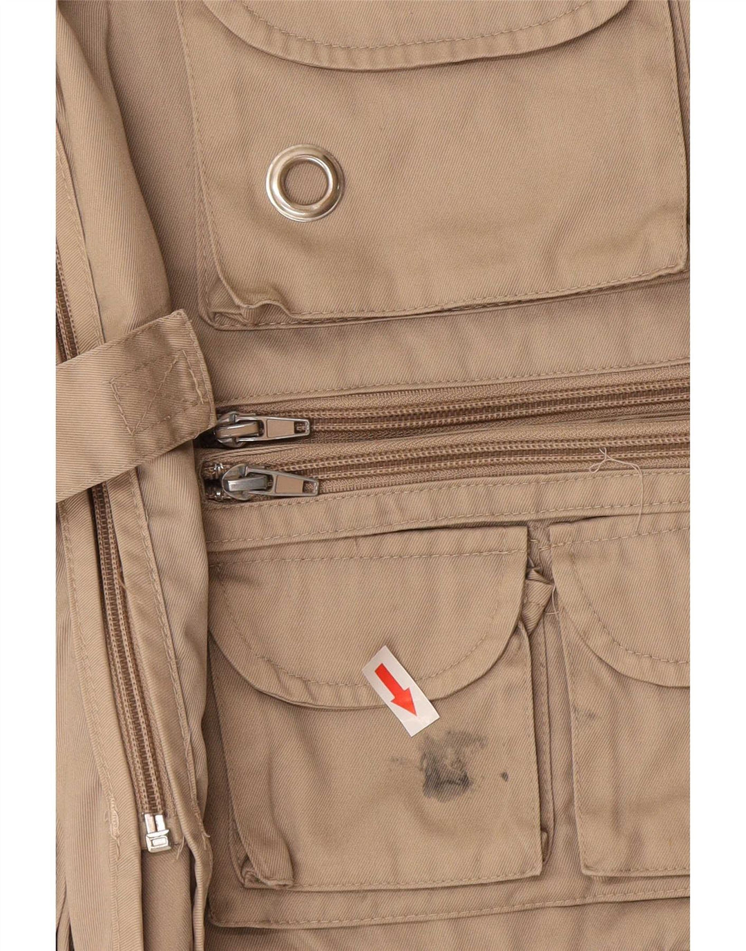 Vintage Mens Utility Jacket UK 40 Large Beige