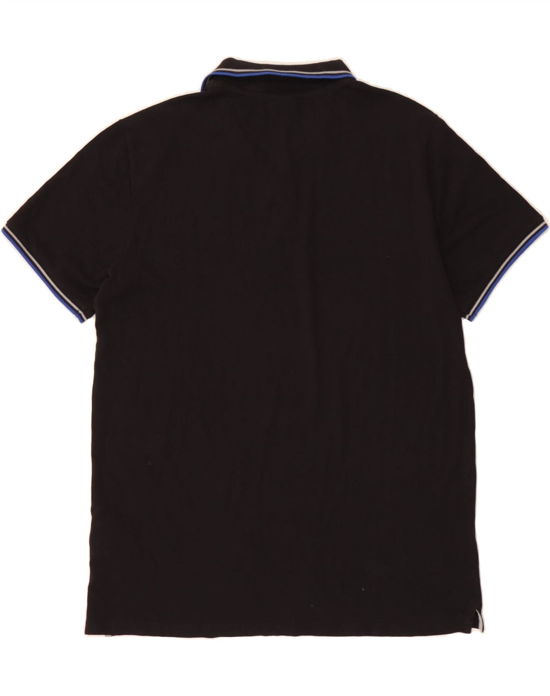 CHAMPION Mens Polo Shirt XL Black Cotton Vintage Champion and Second-Hand Champion from Messina Hembry 