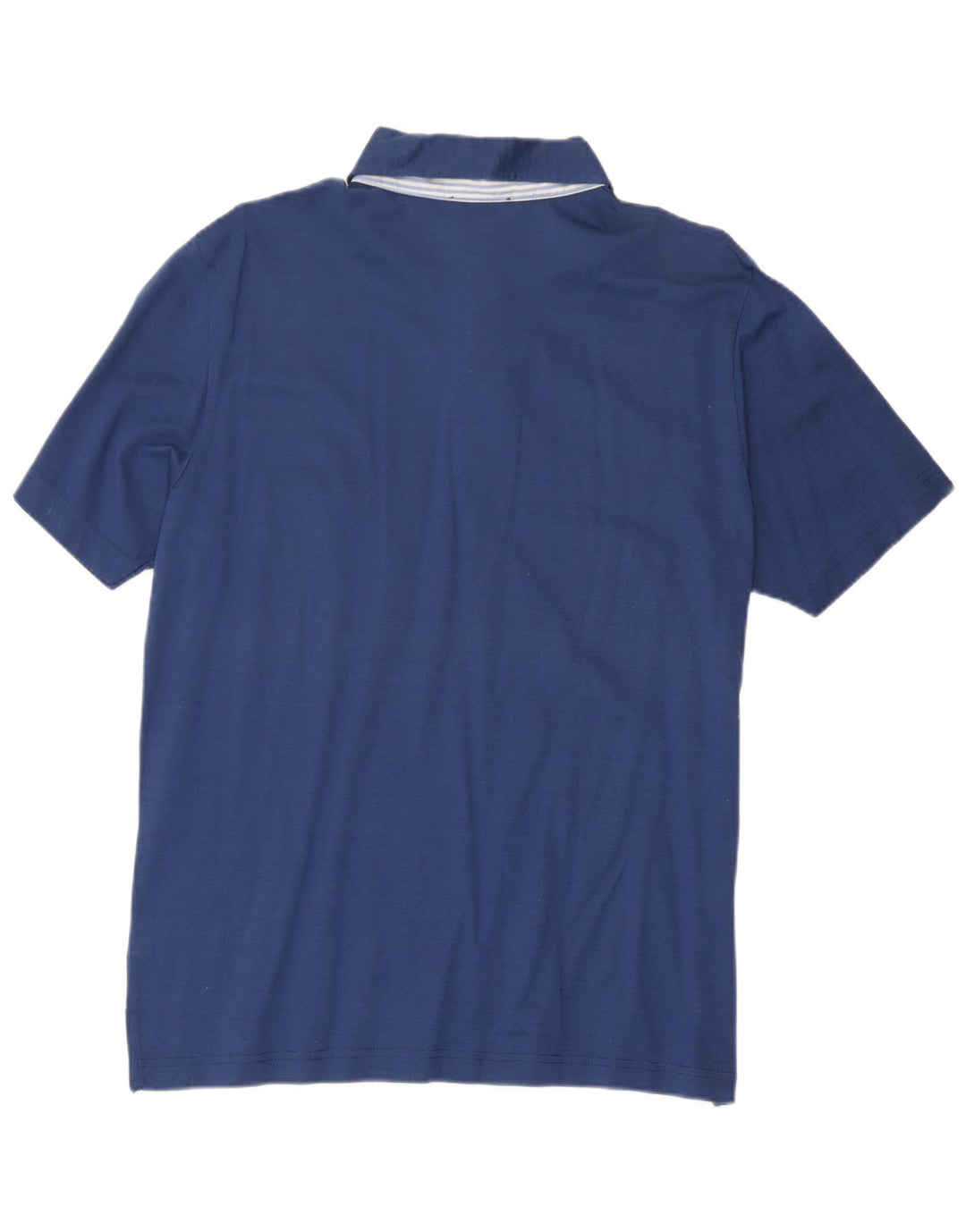 Pal Zileri Mens Polo Shirt XL Blue Cotton