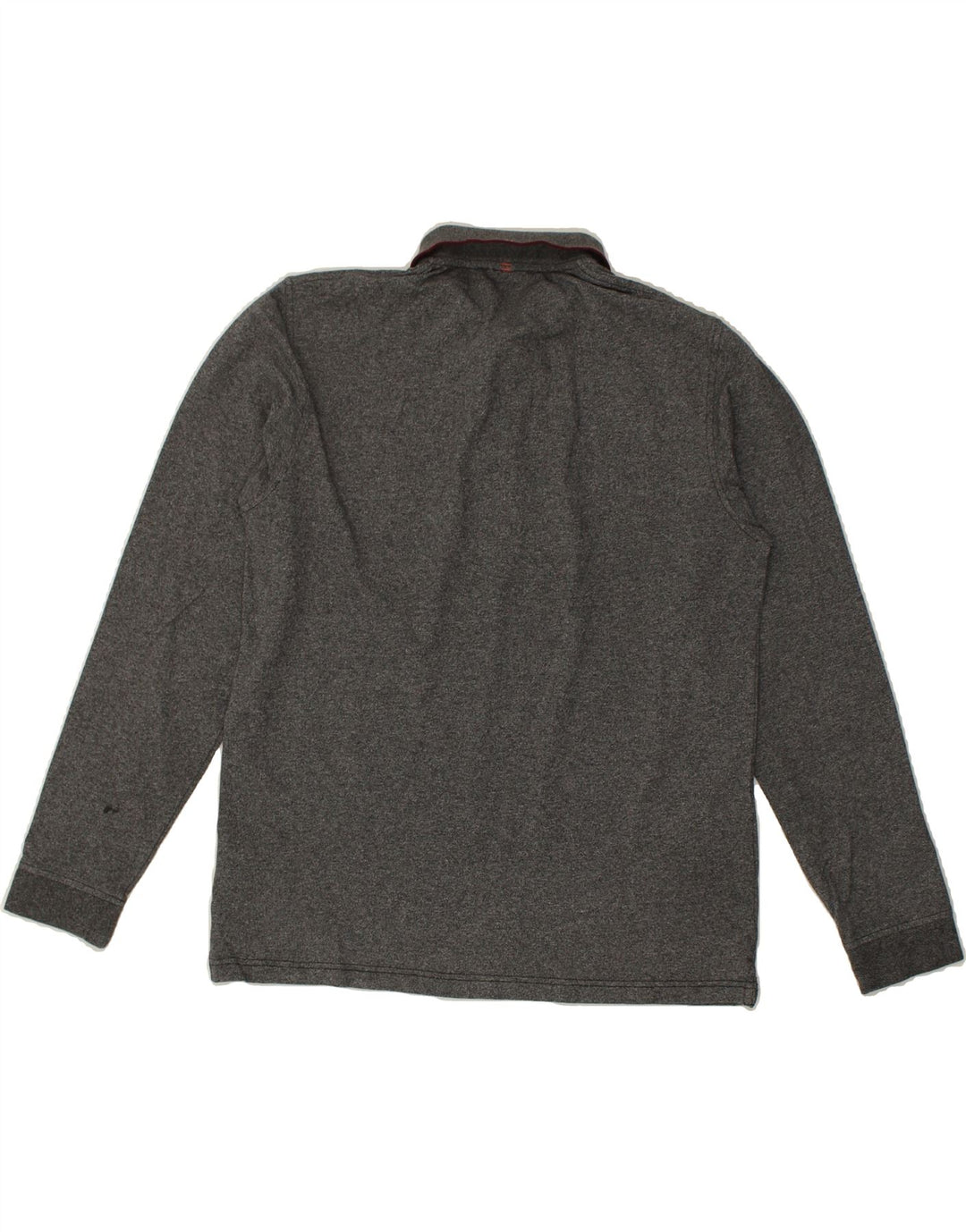 SUN68 Mens Slim Long Sleeve Polo Shirt XL Grey Cotton | Vintage Sun68 | Thrift | Second-Hand Sun68 | Used Clothing | Messina Hembry 