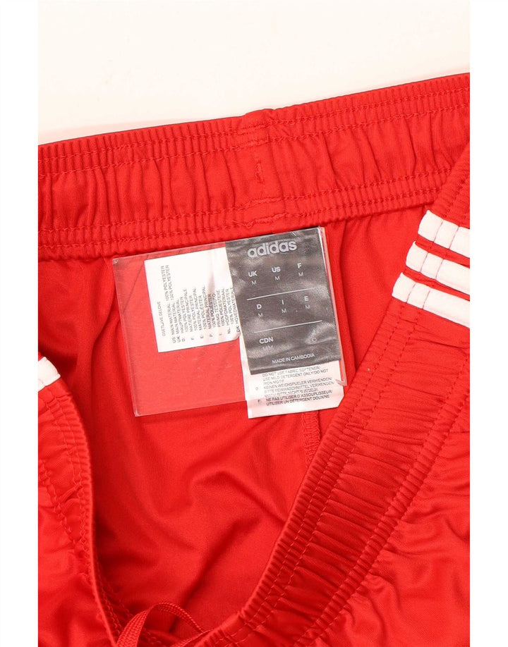 Adidas Mens Climalite Sport Shorts Medium Red Polyester