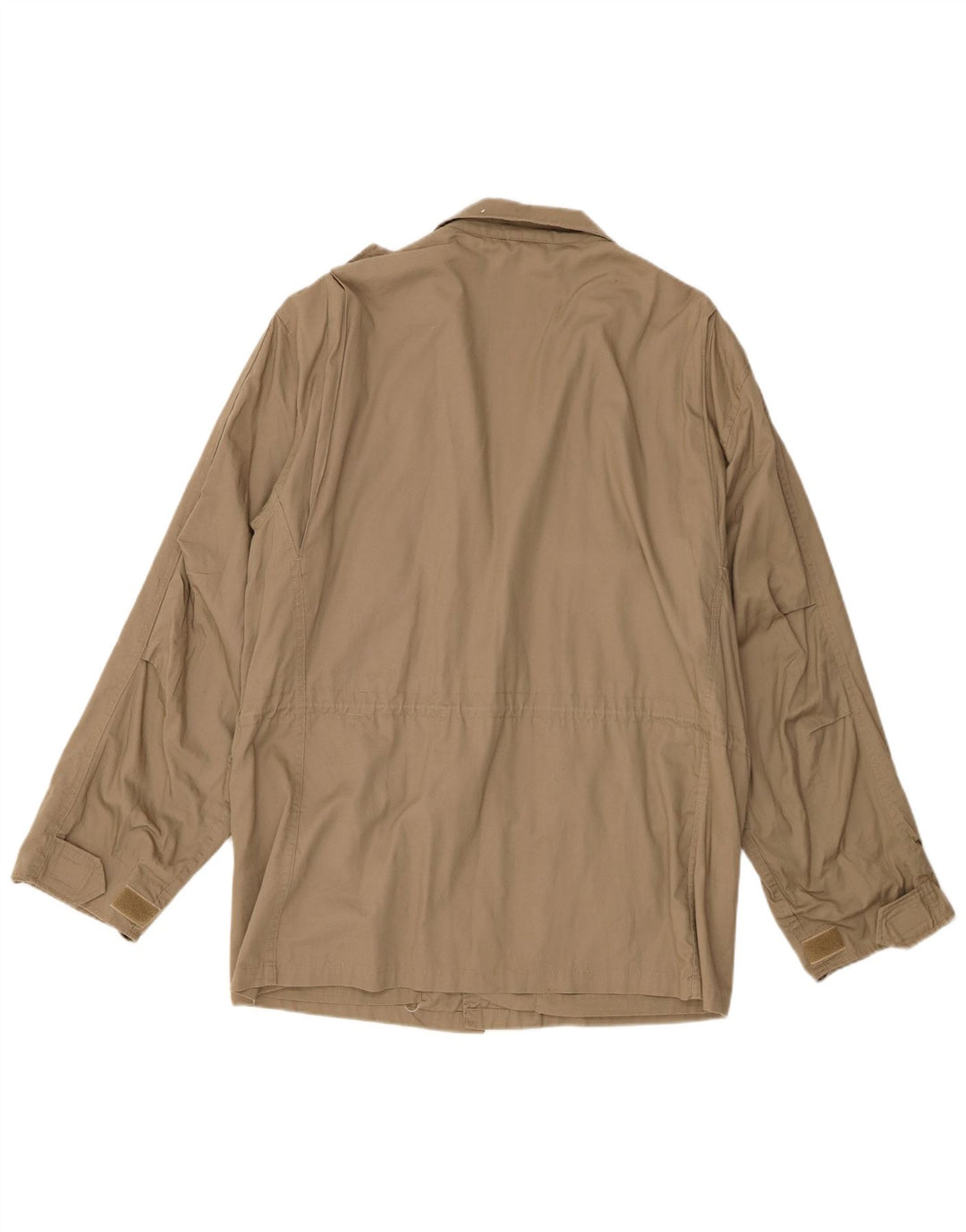 Wilker Mens Military Jacket UK 38 Medium Beige Cotton