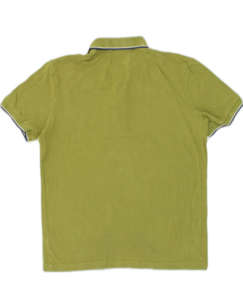 KAPPA Mens Polo Shirt Large Green Cotton | Vintage Kappa | Thrift | Second-Hand Kappa | Used Clothing | Messina Hembry 