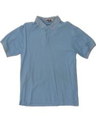 FILA Mens Polo Shirt IT 44 XS Blue Cotton