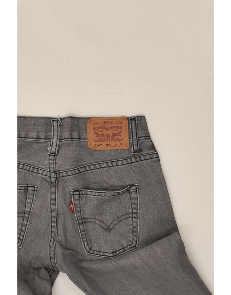 LEVI'S Boys 514 Slim Straight Jeans 9-10 Years W25 L25 Grey Cotton | Vintage Levi's | Thrift | Second-Hand Levi's | Used Clothing | Messina Hembry 