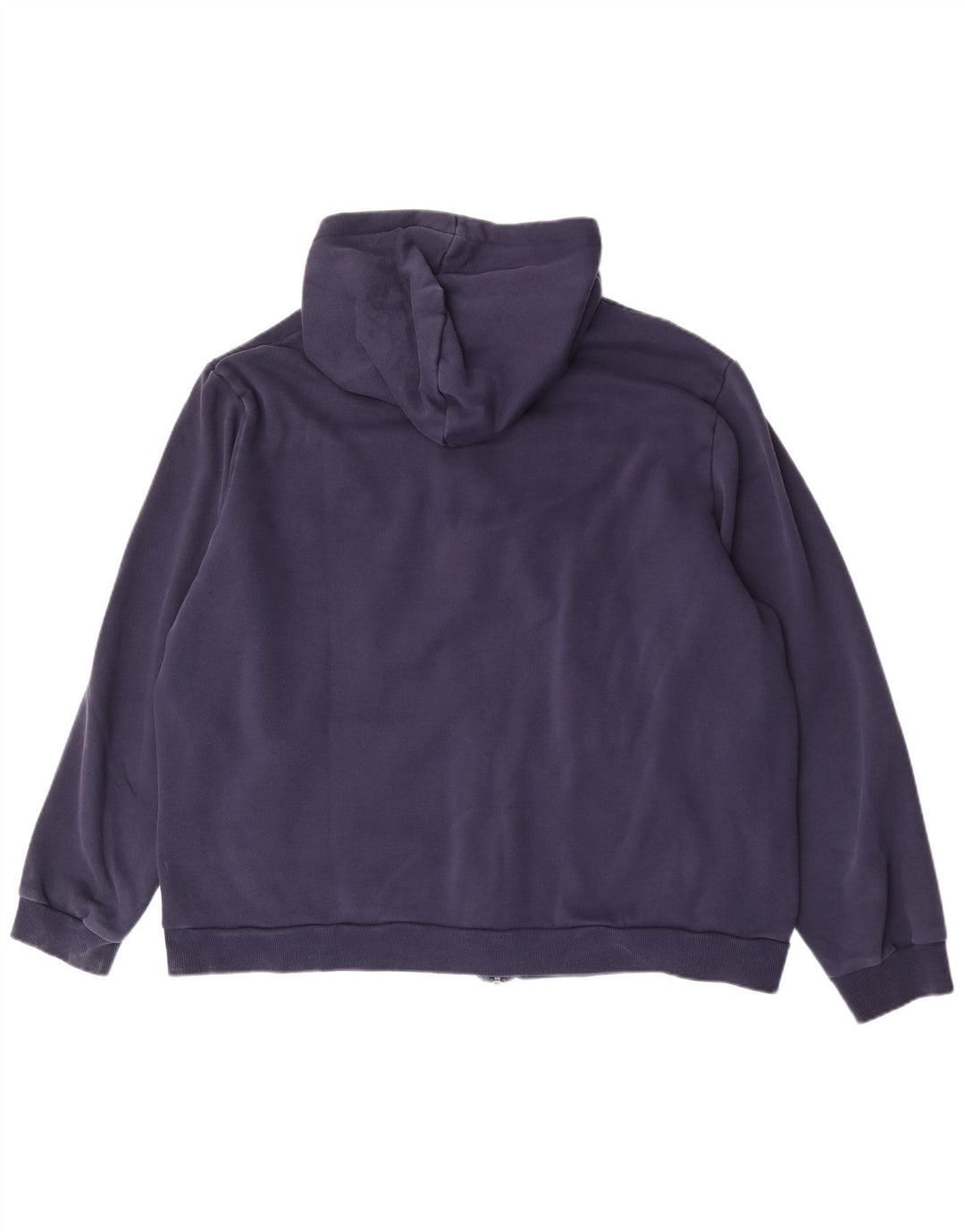 Puma Mens Zip Hoodie Sweater 2XL Navy Blue Colourblock Polyester