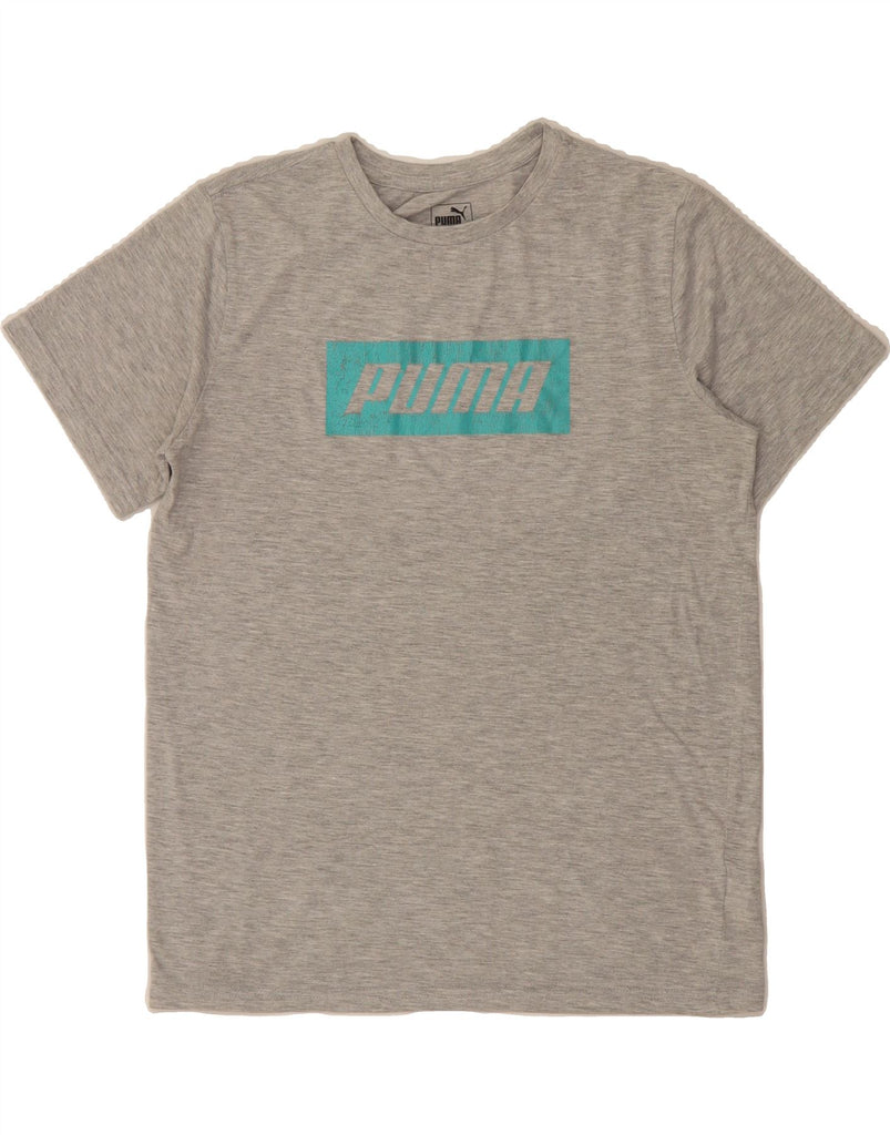 PUMA Womens Graphic T-Shirt Top UK 18 XL Grey Cotton Vintage Puma and Second-Hand Puma from Messina Hembry 