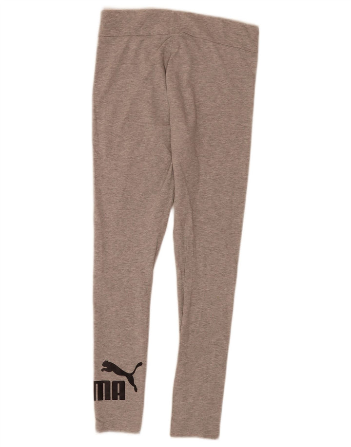 Puma Womens Graphic Leggings UK 10 Small Grey