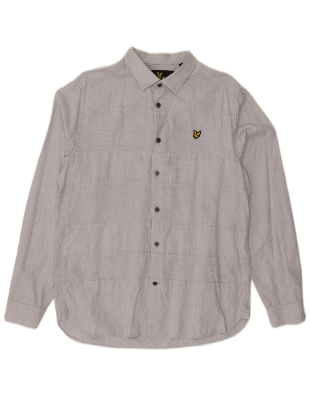 LYLE & SCOTT Mens Shirt Medium Blue Striped