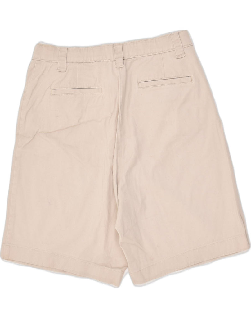 L.L.BEAN Womens High Waist Classic Fit Casual Shorts US 12 Large W30 Beige | Vintage L.L.Bean | Thrift | Second-Hand L.L.Bean | Used Clothing | Messina Hembry 