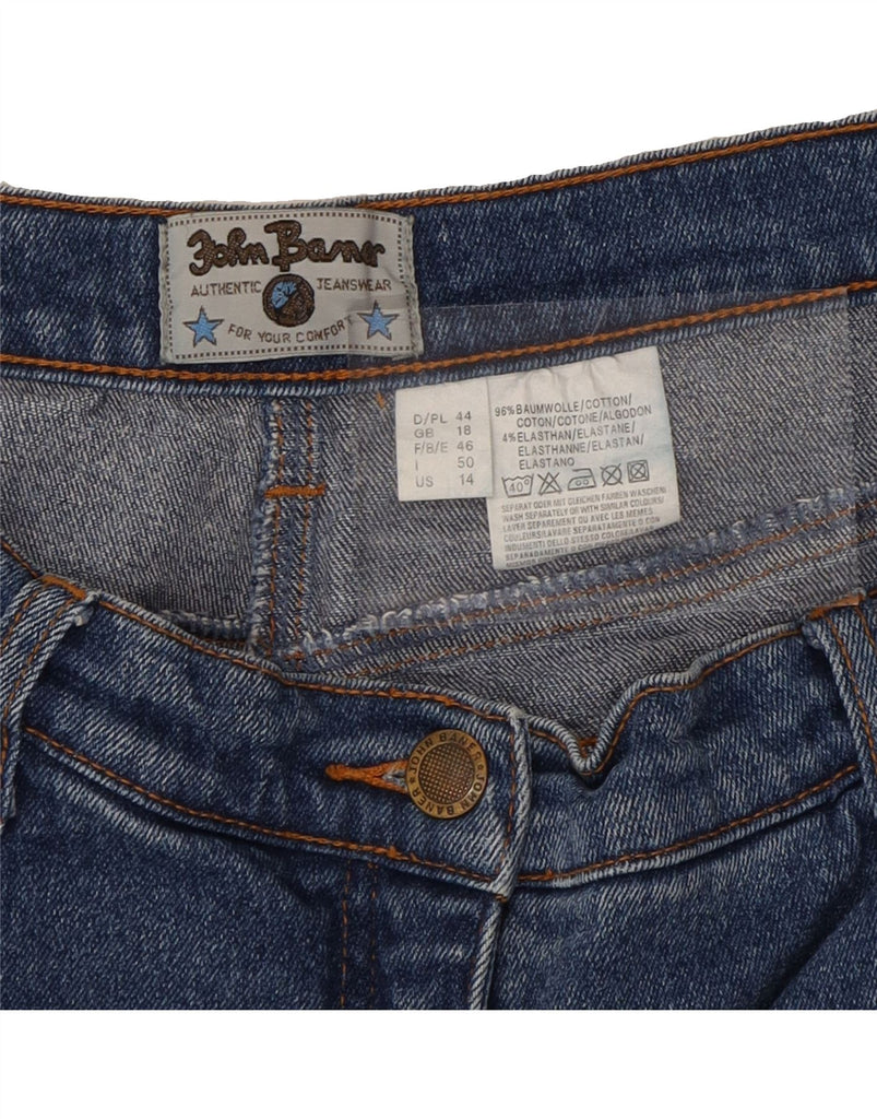 JOHN BANER Womens Straight Jeans UK 18 XL W36 L28 Blue Cotton Vintage John Baner and Second-Hand John Baner from Messina Hembry 
