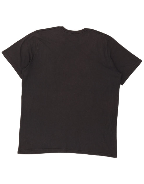 Under Armour Mens Heat Gear Graphic T-Shirt Top 2XL Black