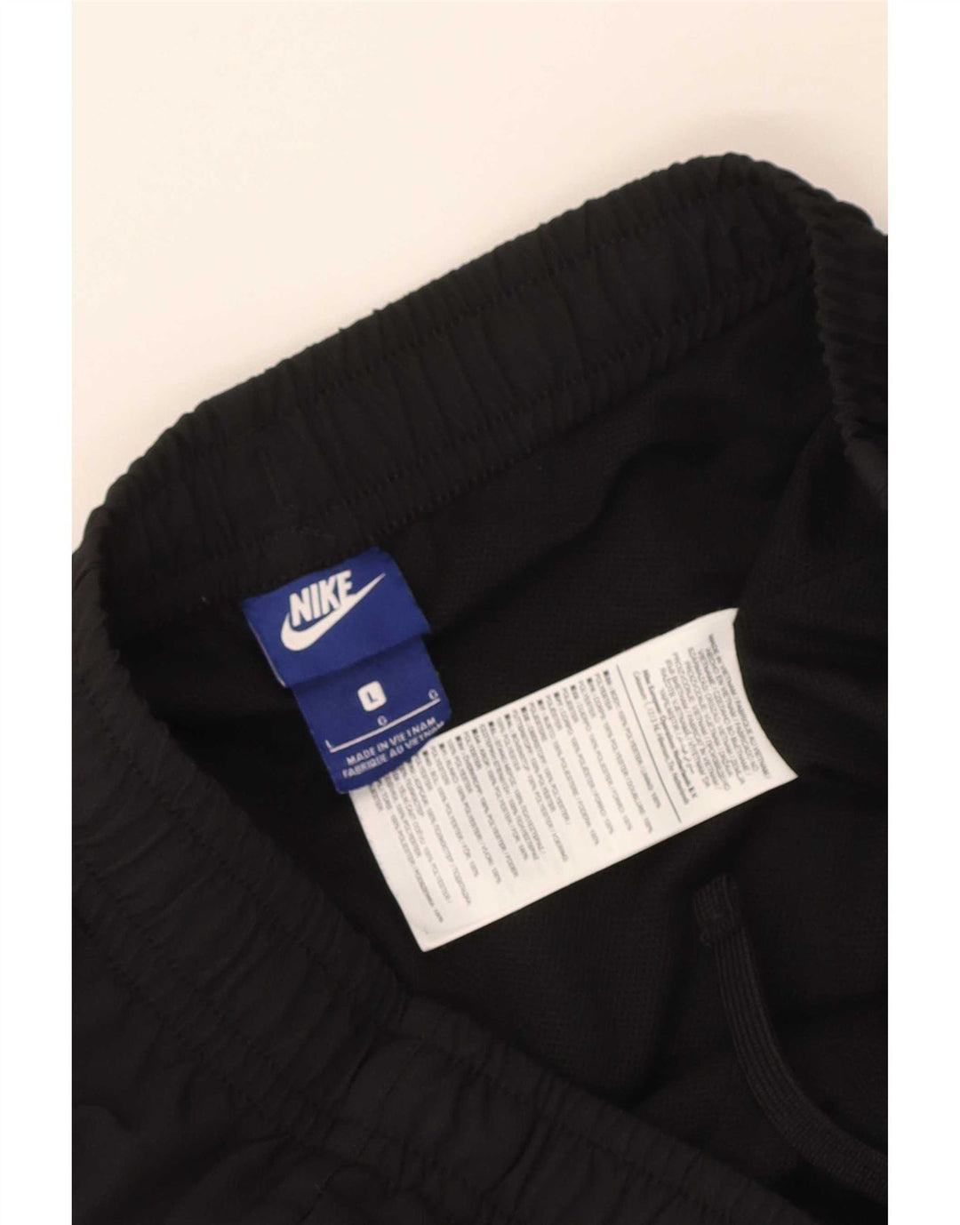 Nike Mens Tracksuit Trousers Joggers Large Black Polyester