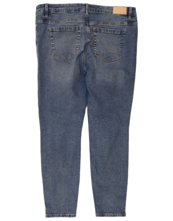 Joules Womens Skinny Jeans UK 18 XL W38 L28 Blue Cotton