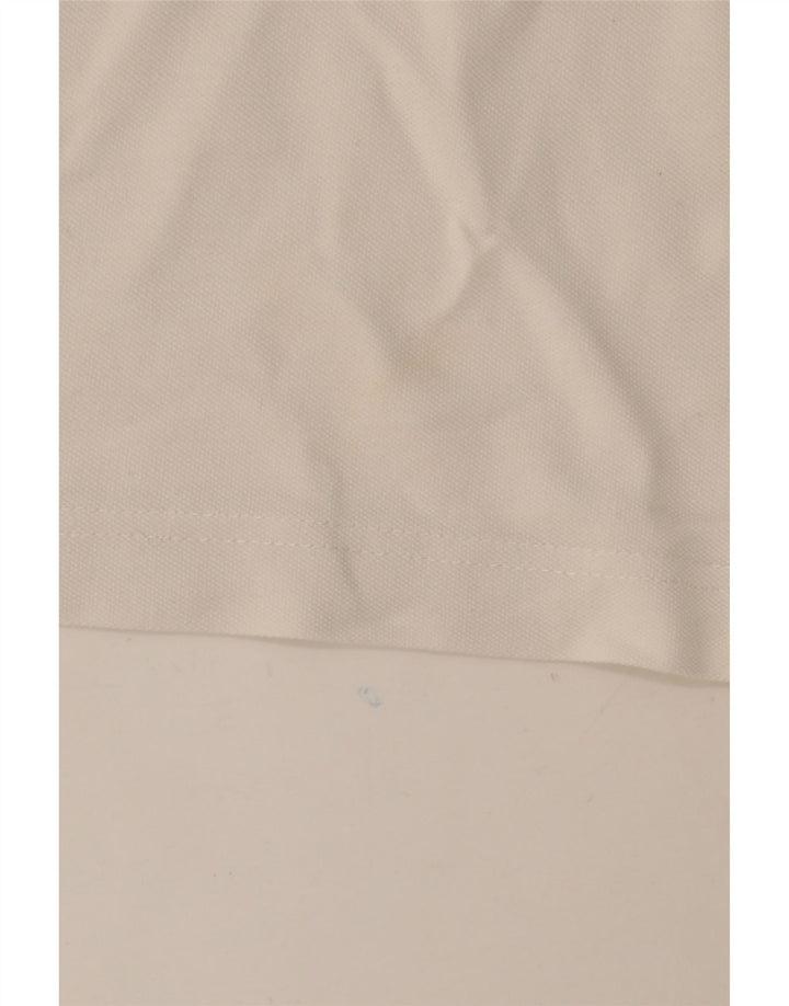 KAPPA Mens Polo Shirt Medium White Cotton Vintage Kappa and Second-Hand Kappa from Messina Hembry 