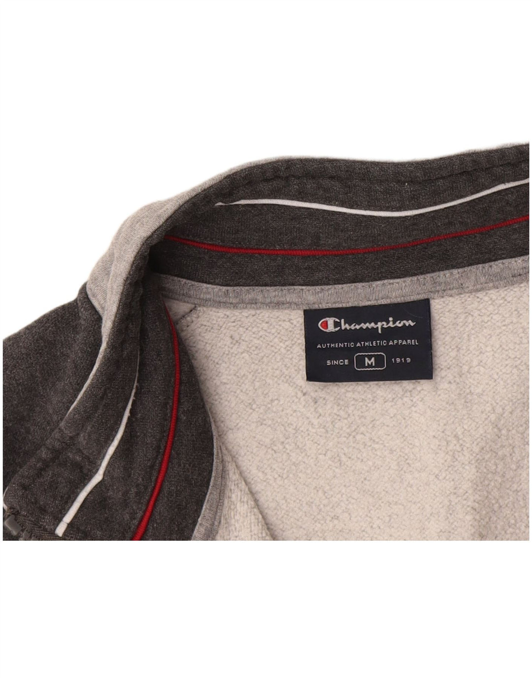 Champion Mens Tracksuit Top Jacket Medium Grey Flecked