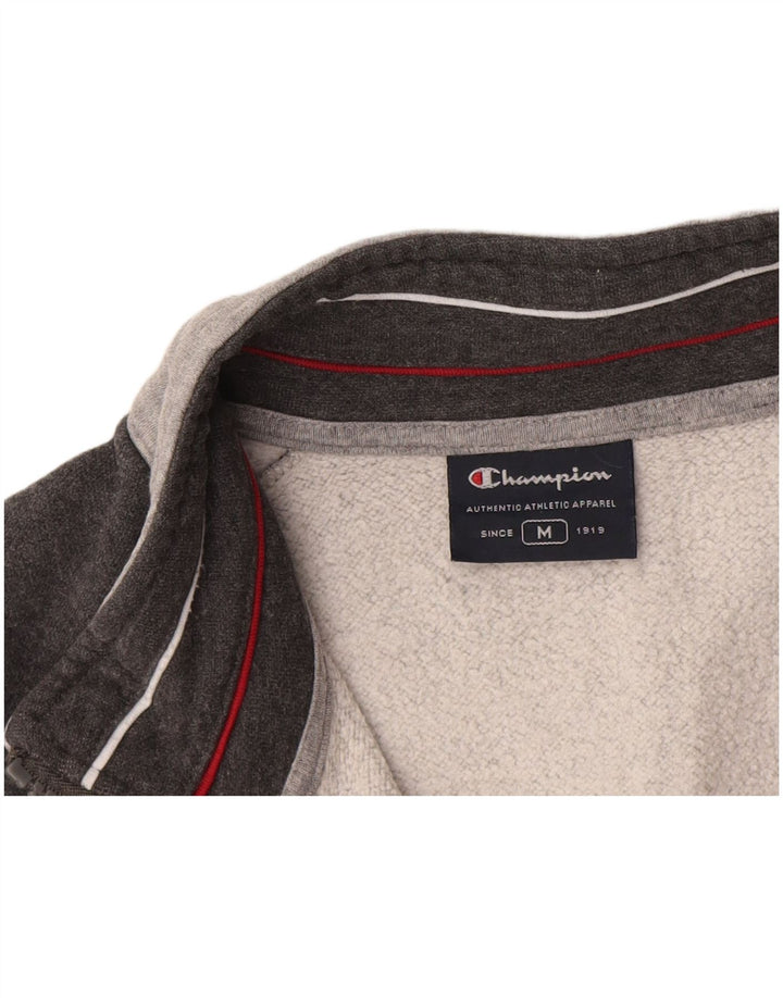 Champion Mens Tracksuit Top Jacket Medium Grey Flecked