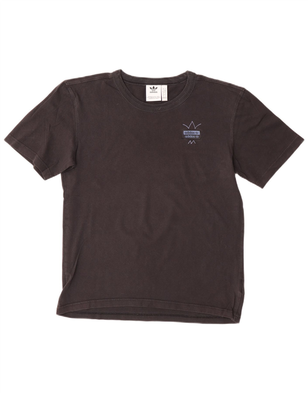 ADIDAS Mens Graphic T-Shirt Top Small Black Cotton