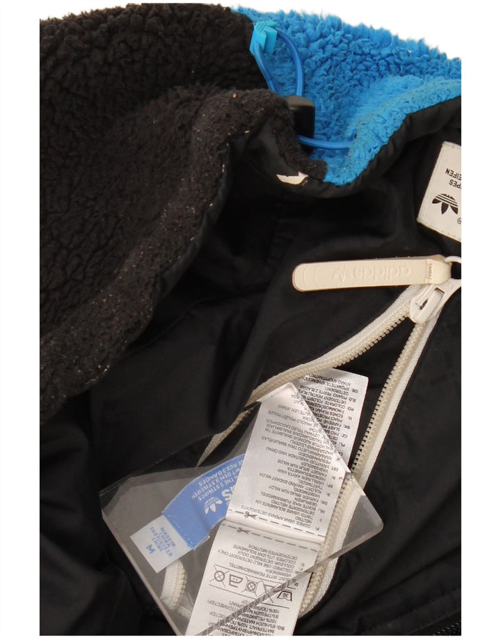 Adidas Mens Reversible Jacket UK 38 Medium Black Polyester