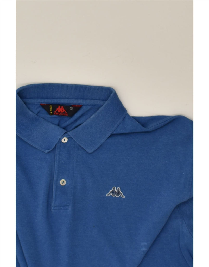 KAPPA Mens Polo Shirt XL Blue | Vintage Kappa | Thrift | Second-Hand Kappa | Used Clothing | Messina Hembry 