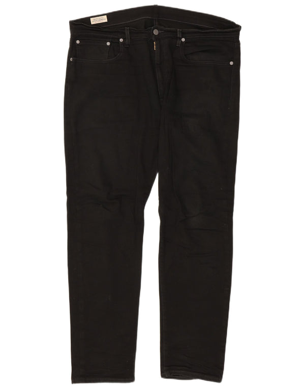 Levi's Mens 512 Slim Tapered Jeans W36 L32 Black Cotton