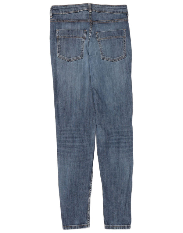 Marks & Spencer Womens Skinny Jeans UK 8 Small W27 L29 Blue Cotton
