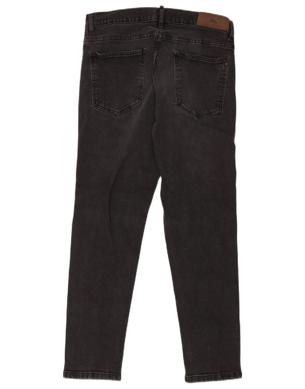 Zara Mens Skinny Jeans EU 44 Large W34 L29 Black Cotton