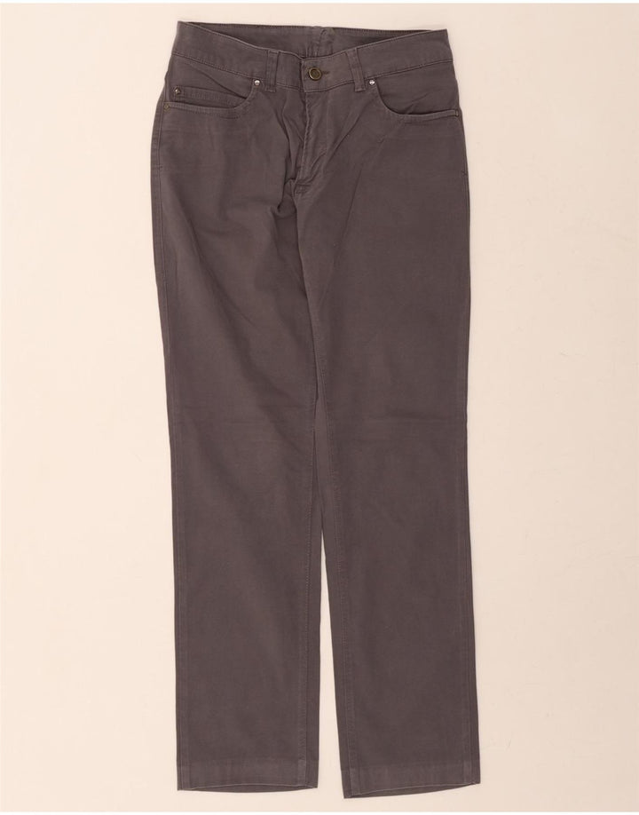 TRUSSARDI Womens Straight Casual Trousers W28 L29 Grey Vintage Trussardi and Second-Hand Trussardi from Messina Hembry 