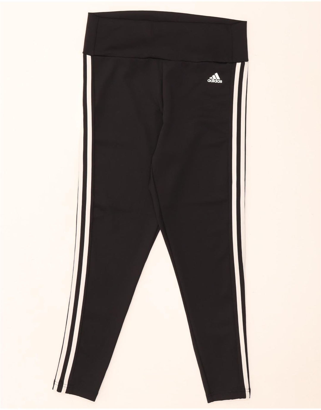 Adidas Womens Aeroready Leggings UK 16/18 Large Black Polyester