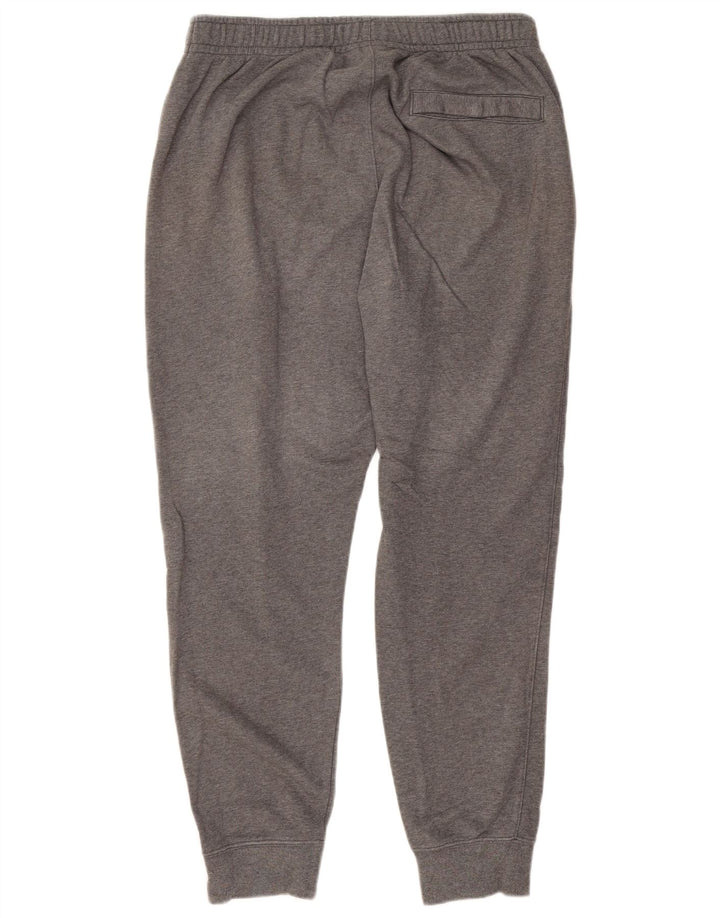 NIKE Mens Tracksuit Trousers Joggers Large  Grey Cotton