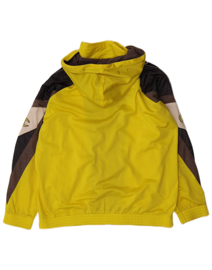 CHAMPION Boys Oversized Graphic Tracksuit Top Jacket 13-14 Years Yellow