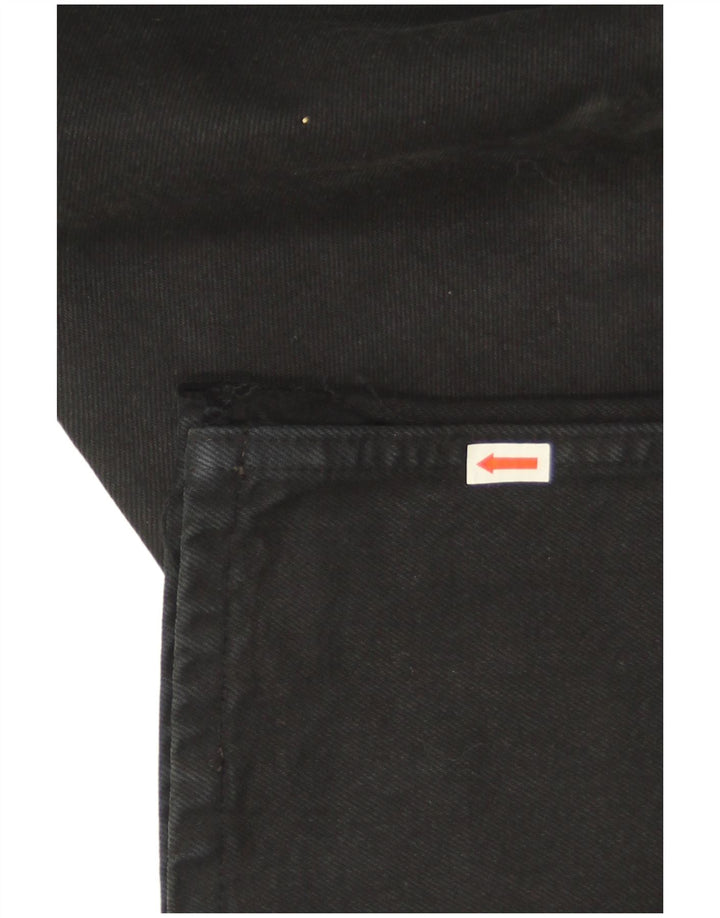 Levi's Mens 501 Straight Jeans W27 L30 Black Cotton