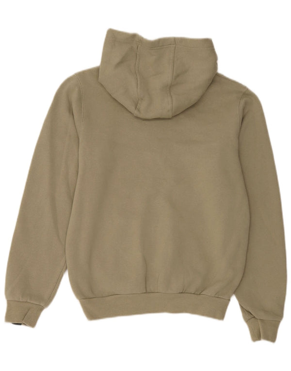 Ellesse Boys Graphic Hoodie Jumper 12-13 Years Khaki Cotton
