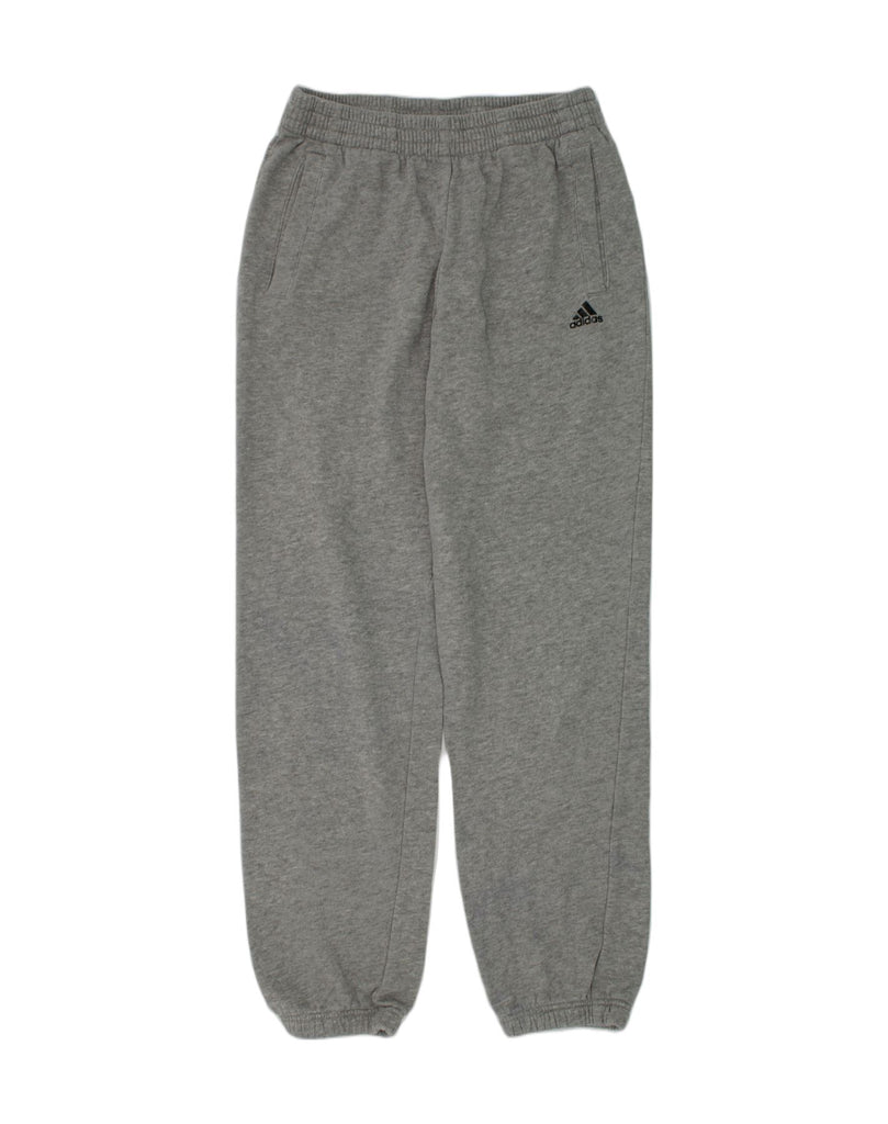 ADIDAS Boys Tracksuit Trousers Joggers 13-14 Years  Grey Cotton | Vintage Adidas | Thrift | Second-Hand Adidas | Used Clothing | Messina Hembry 