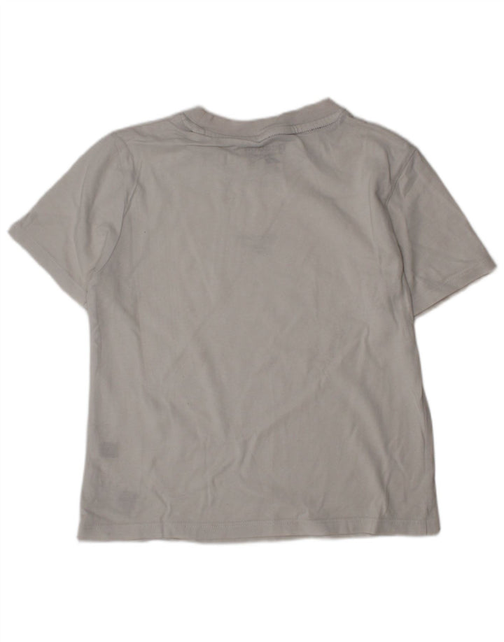 Reebok Boys Graphic T-Shirt Top 6-7 Years White Cotton