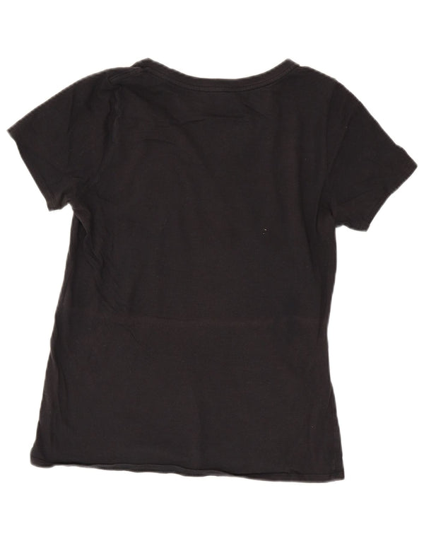 Nike Womens Athletic Cut Graphic T-Shirt Top UK 14 Medium Black