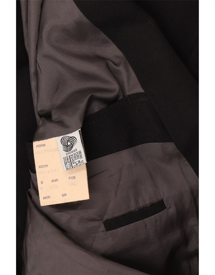 HUGO BOSS Mens Double Breasted Blazer Jacket IT 48 Medium Black