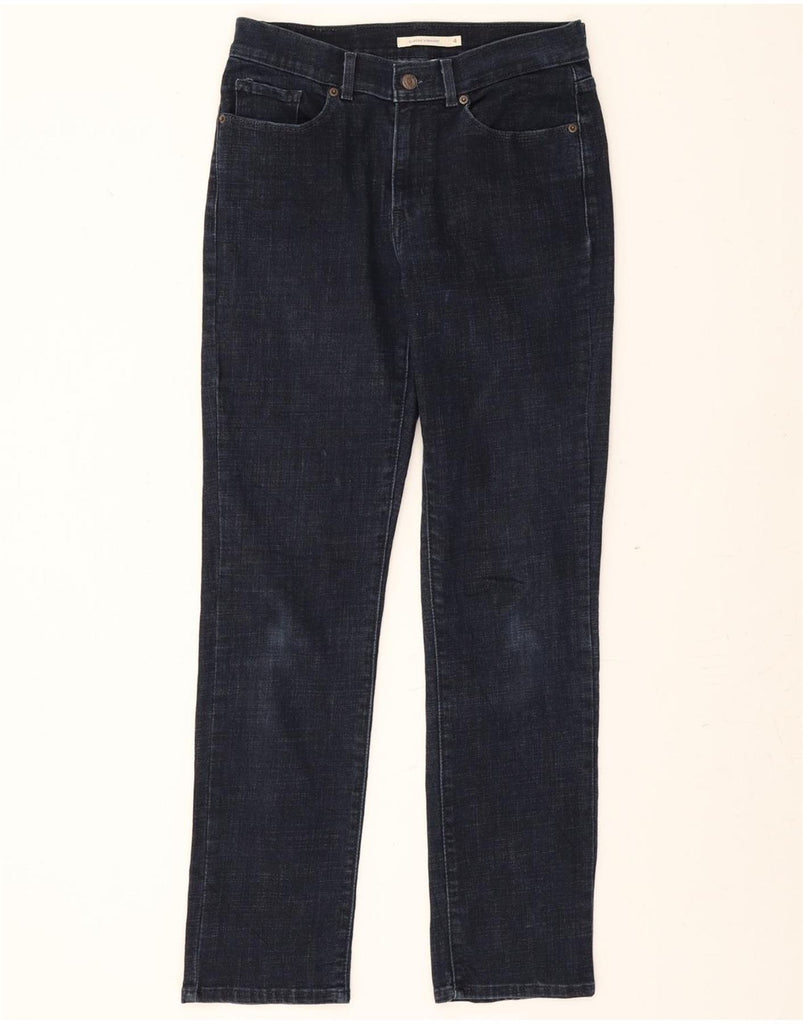 LEVI'S Womens Classic Fit Straight Jeans US 4 Small W27 L30 Black Cotton Vintage Levi's and Second-Hand Levi's from Messina Hembry 
