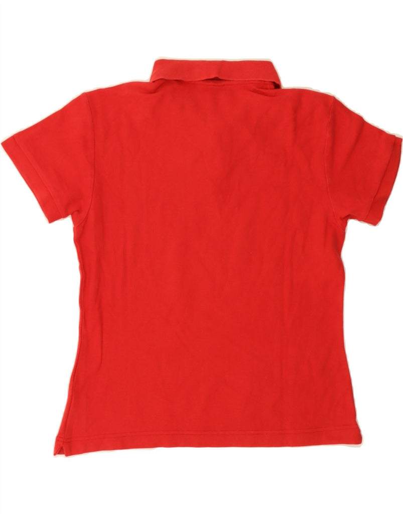 FILA Womens Polo Shirt UK 16 Large  Red Cotton Vintage Fila and Second-Hand Fila from Messina Hembry 