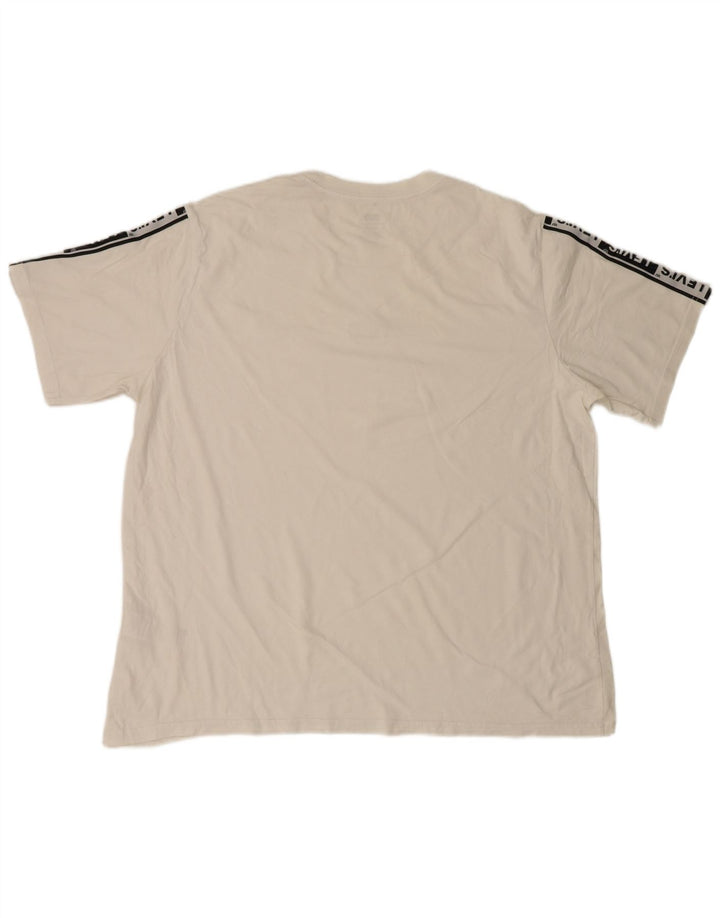 Levi's Mens Relaxed Graphic T-Shirt Top XL White Cotton
