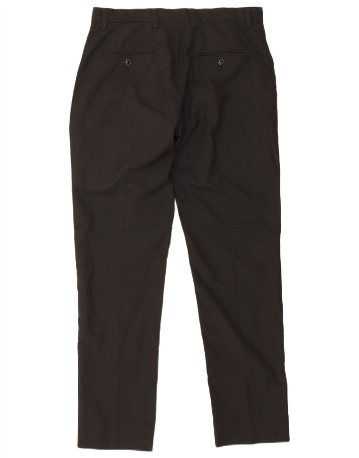 French Connection Mens Slim Suit Trousers W32 L31 Black Polyester