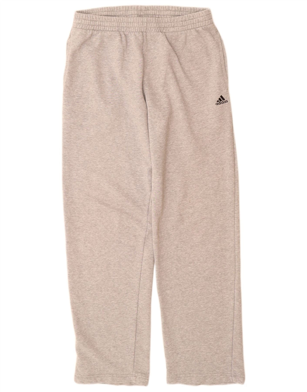 Adidas Mens Tracksuit Trousers Medium  Grey Flecked Cotton