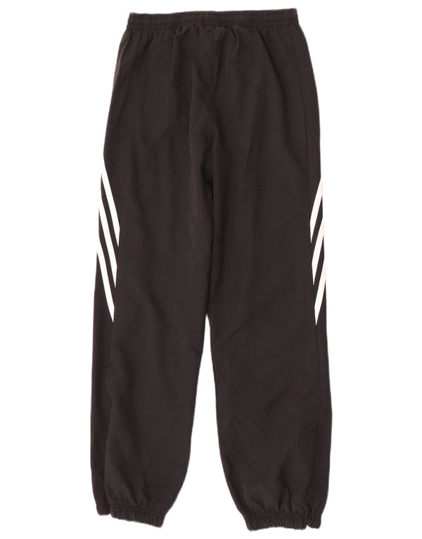 Adidas Boys Tracksuit Trousers Joggers 12-13 Years Large Black Sports