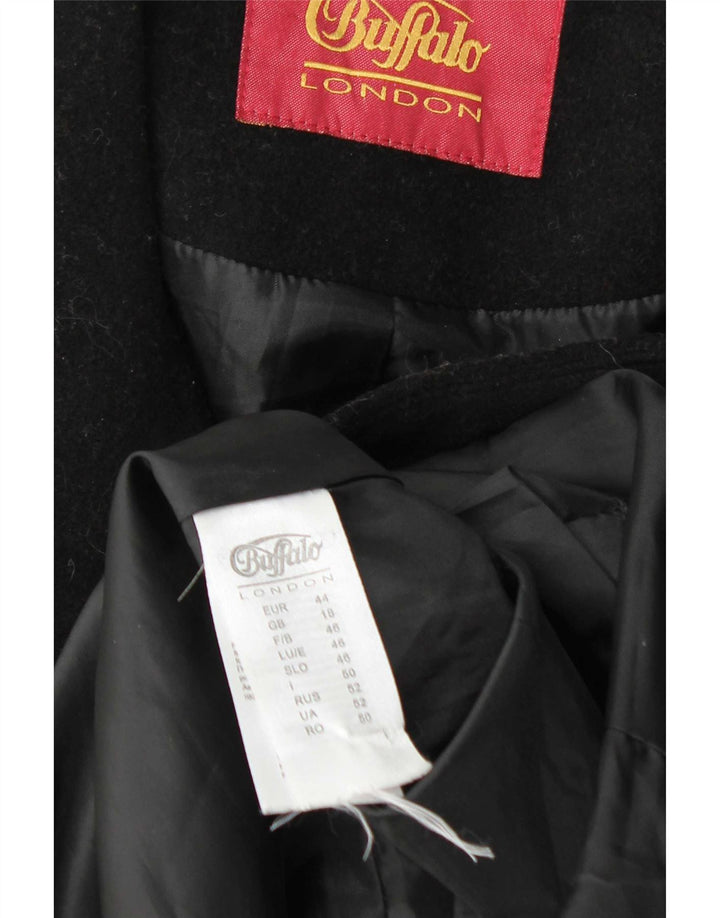 Buffalo Womens Overcoat UK 18 XL Black Polyester
