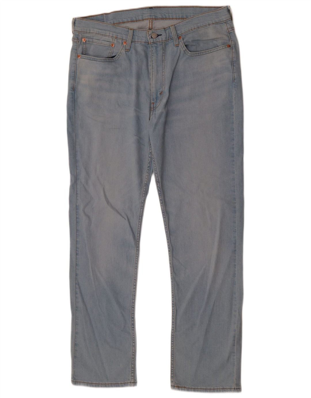 Levi's Mens 514 Straight Jeans W36 L32 Blue Cotton
