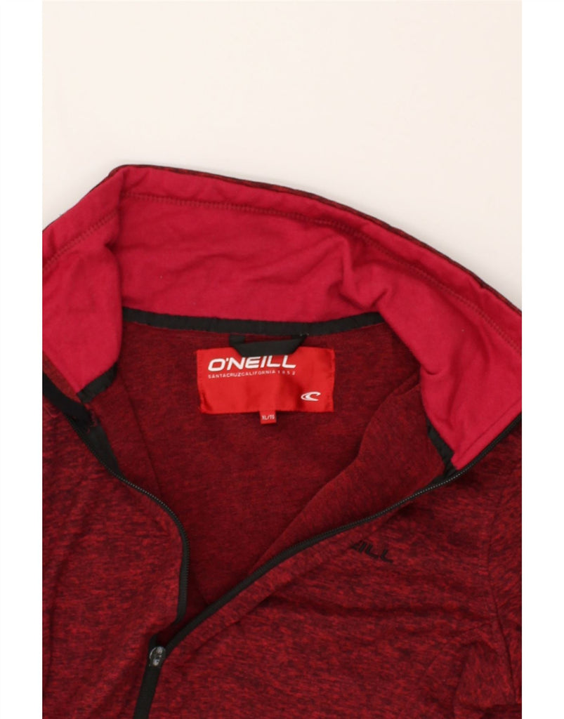 O'NEILL Womens Tracksuit Top Jacket UK 18 XL Red Flecked | Vintage O'Neill | Thrift | Second-Hand O'Neill | Used Clothing | Messina Hembry 