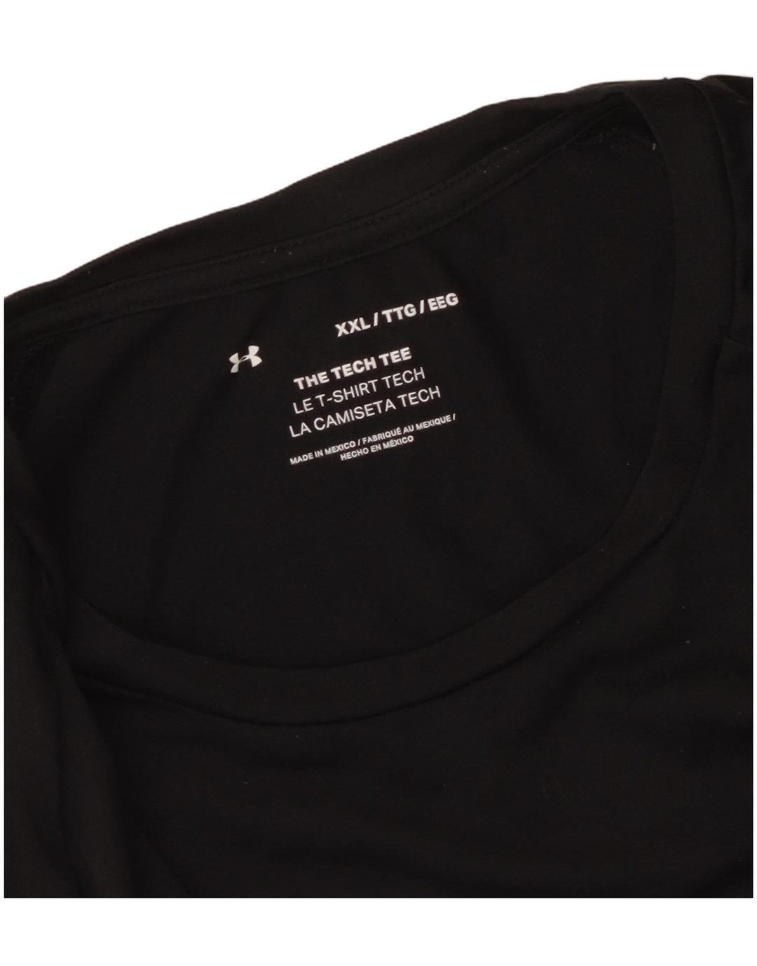 Under Armour Mens T-Shirt Top 2XL Black